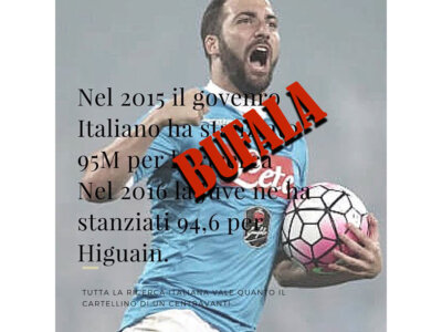 La Bufala di Higuain e i finanziamenti alla ricerca: perché anche gli scienziati ci cascano?